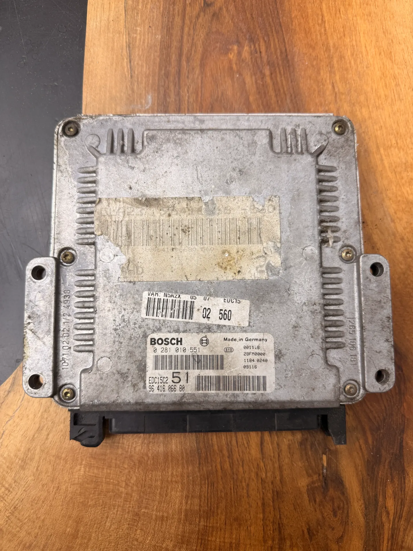 Calculateur Moteur | EDC15C2 | 0281010551 | 9641606680